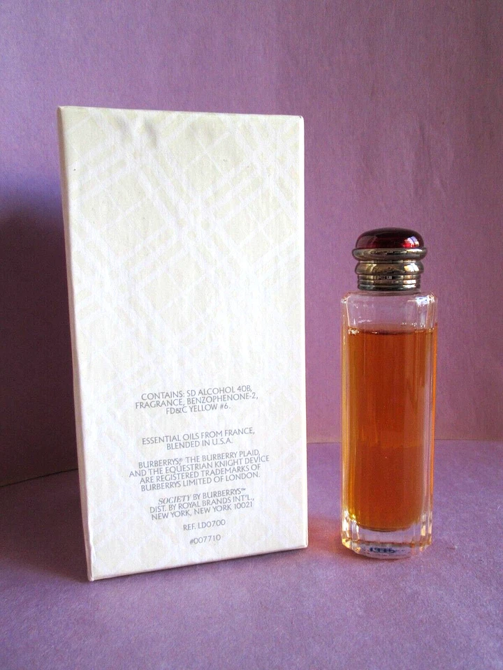 Perfume puro vintage Society by Burberrys años 90 0,5 oz 15 ml RARO Burberry Foto 2 de 4