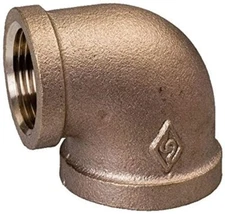 90 Degree Elbow Lead Free Brass Reducing Female Threaded Ends 3/8inx1/4in-2"x1"