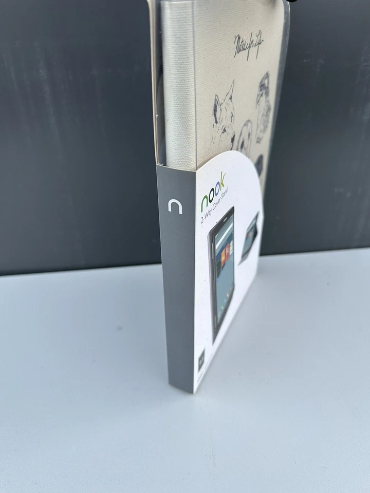 Suporte de capa bidirecional NOOK 9.6 Samsung Galaxy Tab E animal tema caixa aberta arte Uniq - Imagem 2 de 4