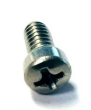 10-32X1/2 Phillips Fillister Head Machine Screw Fully Threaded Zinc 250 Pieces