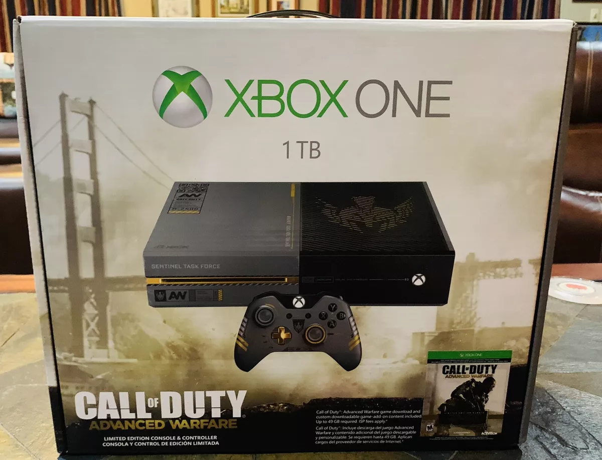 NEW Sealed USA Xbox One 1TB Call of Duty COD Advanced Warfare Console +  Extras