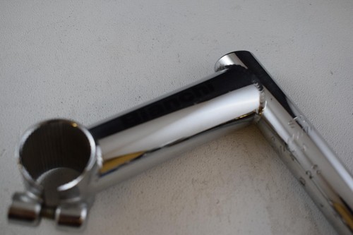 ITALMANUBRI ITM BIANCHI Stem Racing quil 26mm 105mm 22 mm chrome Vintage NOS - Picture 11 of 12