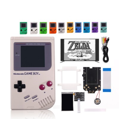 Game Boy DMG IPS V5 Ultra Backlight Kits With Pre-cut Shell Built-in FRM Menu
