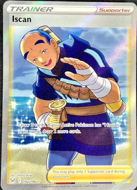 Iscan Pokemon Lost Origin 192/196 Full Art Ultra Rare NM