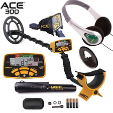 Garrett ACE 300 Metal Detector w/Pro Pointer II Pinpointer