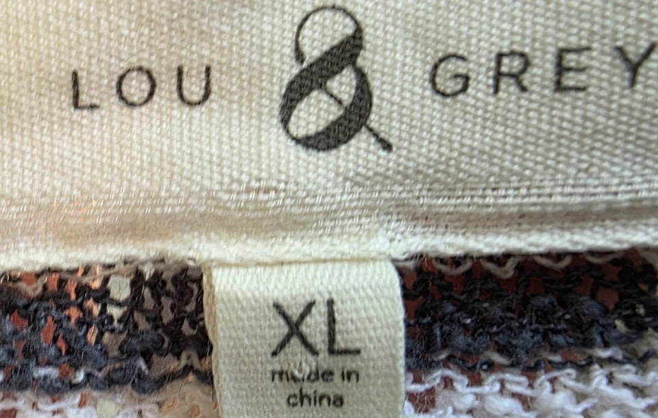 Blusa Camisa Top Lou & Grey Mujer Talla XL X Grande Manga Corta Cuello Redondo Foto 2 de 4