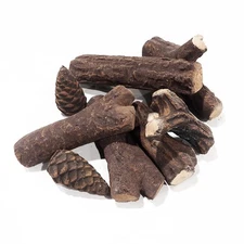 9 Pcs Fake Gas Fireplace Logs ,Ceramic Wood Fire Pit Logs Sets for Indoor or Out