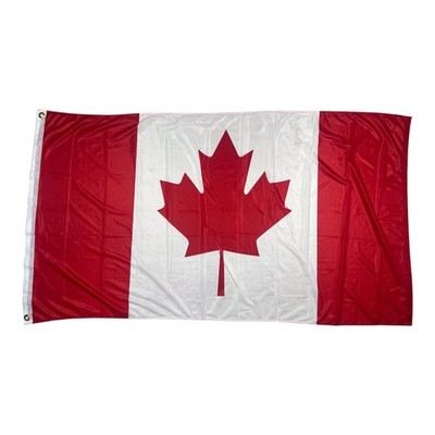 Knitted Nylon Canada Flag 3x5ft House Flag Canadian Flag