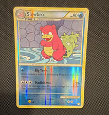 Pokémon TCG Slowbro 52/123 HeartGold SoulSilverReverse Holo  Rare 90 HP