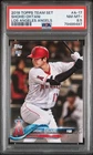 2018 TOPPS TEAM SET LOS ANGELES ANGELS #A-17 SHOHEI OHTANI ROOKIE RC PSA 8.5