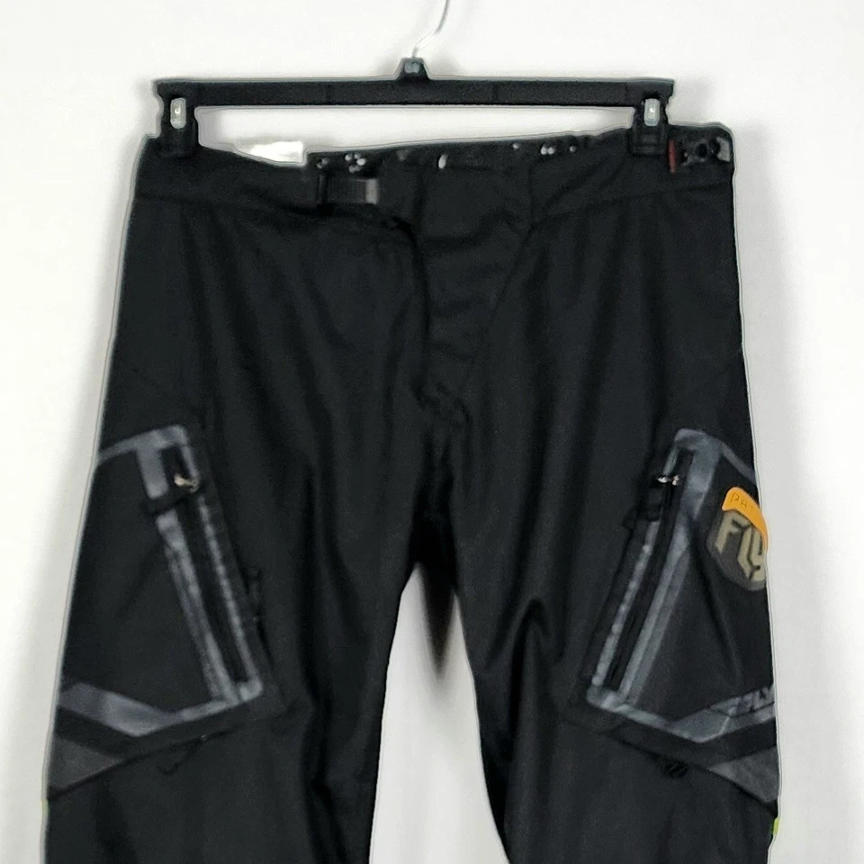Fly Racing Patrol Over-Boot 黑色裤子带可转换拉链下腿 36 码 — 第 2/4 张图片