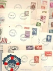 Denmark First Day Covers: 18 stamp issues 1950-53:  17 with neatly typed address