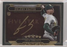 2020 Topps Five Star Golden Graphs Purple /25 Jesus Luzardo #GG-DST Auto 0x1p