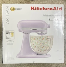 KitchenAid Artisan 5qt Stand Mixer (KSM156CXWF) Wildflower - New