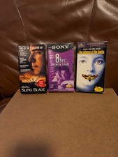 vhs tapes lot Of (3) Sling Blade/Silence Of The Lambs/Sony T-160 8hr Blank Tape 