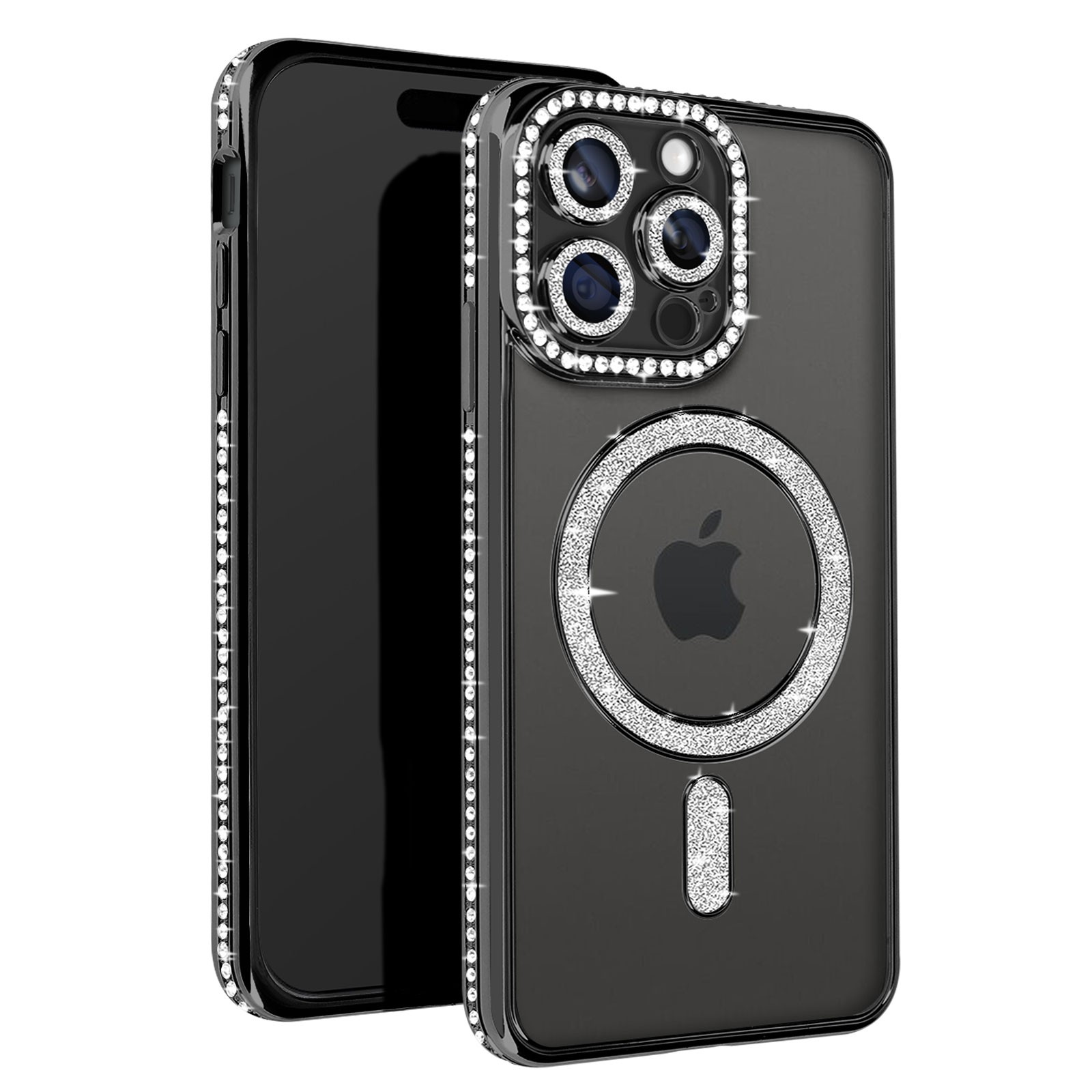 Coque iPhone 15 Pro Max strass pour éviter les rayures sans masquer le design