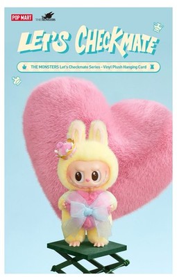 Pop mart Labubu Let s Checkmate Vinyl Plush Hanging Card US Seller free shipping