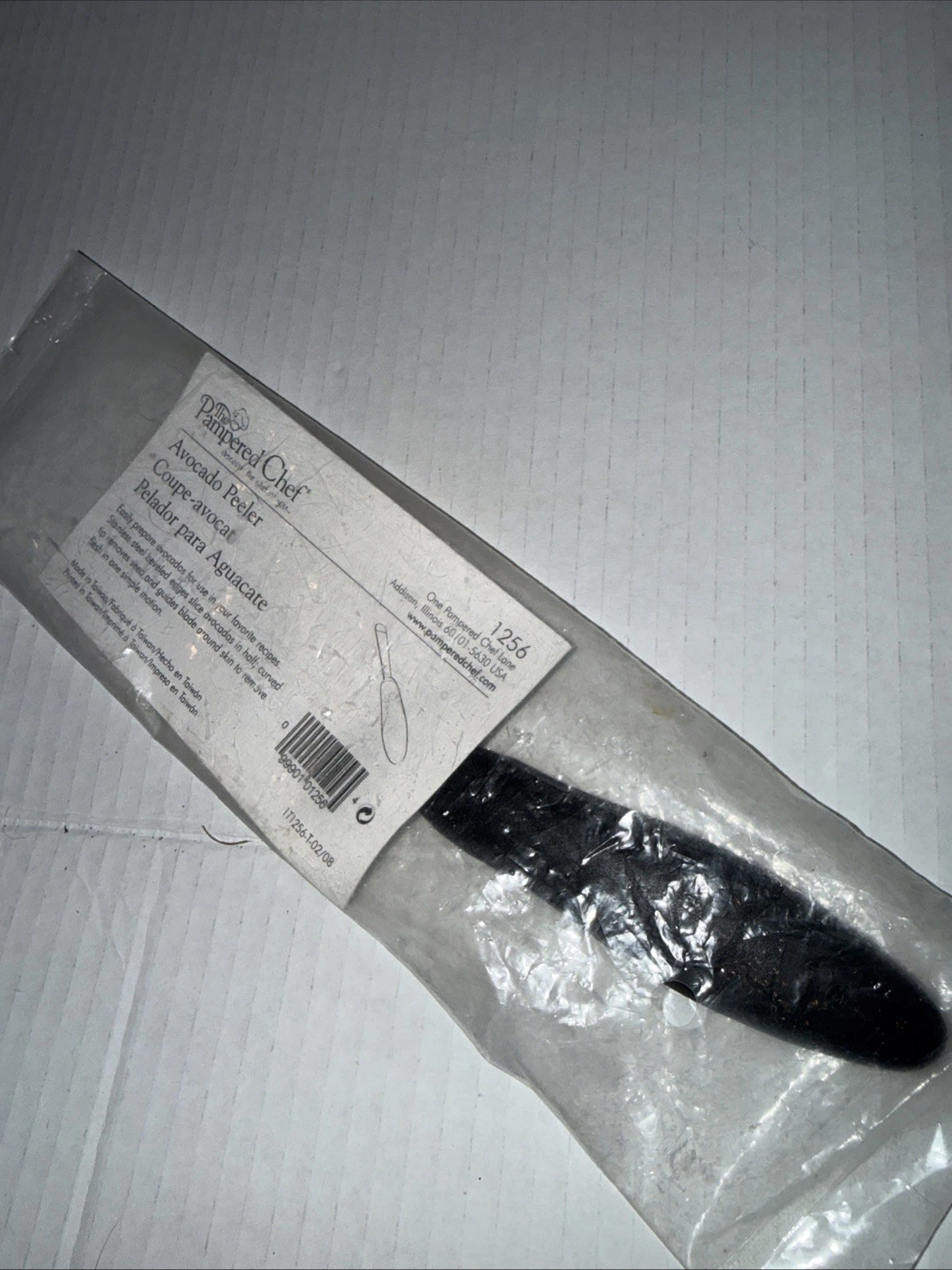 Retired Pampered Chef Avocado Peeler 8-1/2" #1256 New