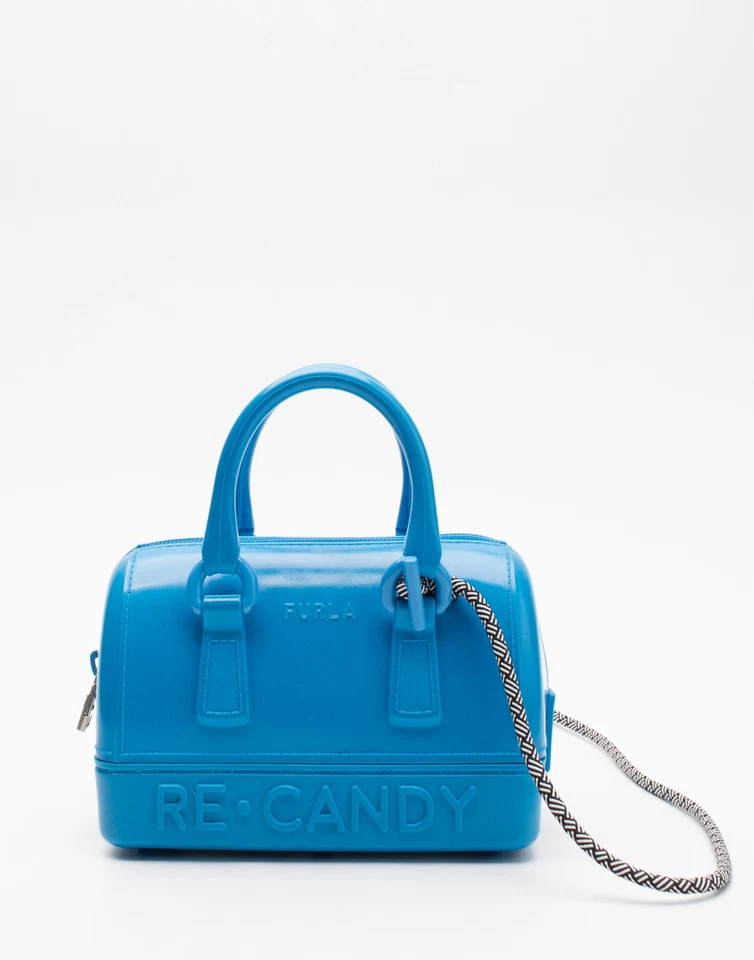 RRP€215 FURLA RE-CANDY TPU Mini Boston Bag Shoulder Strap Zip Closure - Image 2 of 4