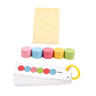 Color Sorting Chips Counting Chips Learning Math Manipulatives Preschool Sorter