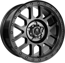Alloy Wheels 17" Tomahawk Kato Black Matt For Honda Ridgeline 05-14