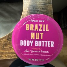 Trader Joe  s Brazil Nut Body Butter BRAZILIAN Cream Limited Edition