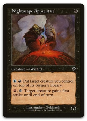 Nightscape Apprentice #112 (LP) Invasion INV Magic MTG