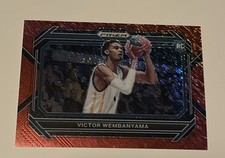 Victor Wembanyama 2023 Panini Prizm Draft Variation ROOKIE Red Shimmer /9