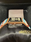 Roberto Cavalli Southwestern Beaded Leather Watch New! — photo 2