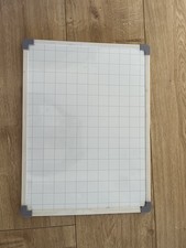 Dry Wipe Whiteboard with 4 Coloured Whiteboard Markers Home Office School