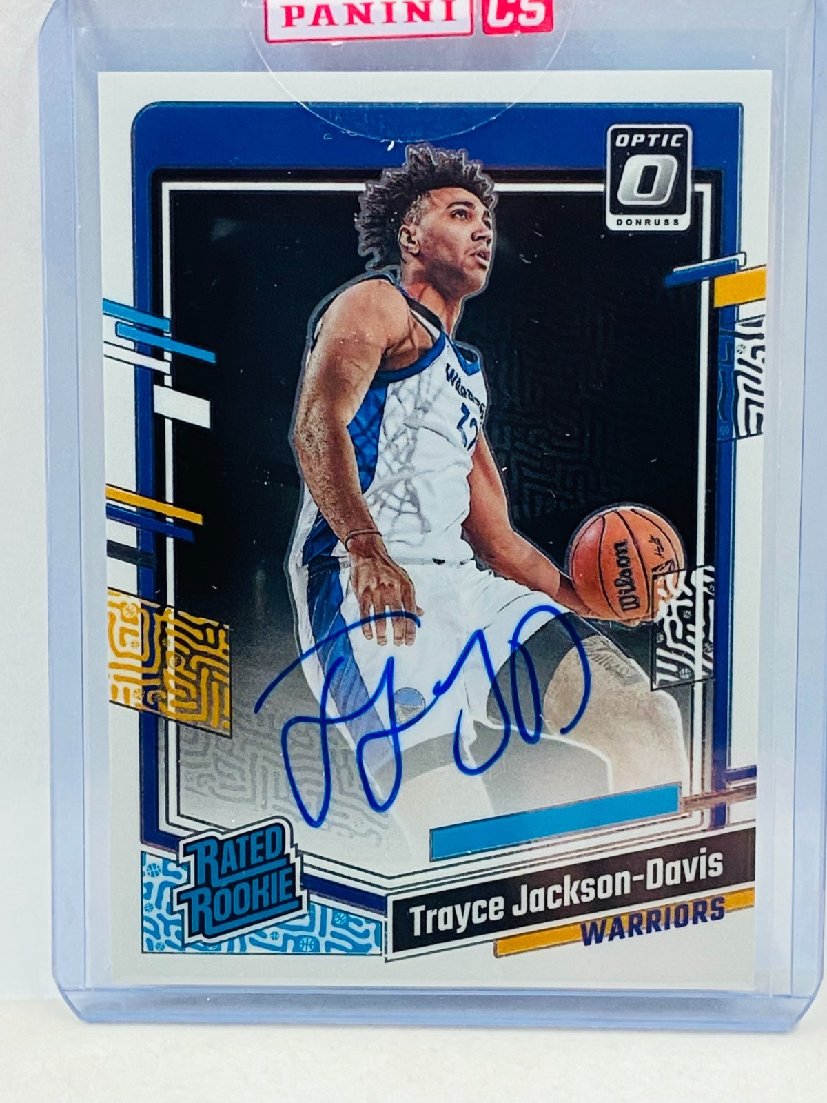 2023-24 Panini Donruss Optic Trayce Jackson-Davis Rated Rookie Auto #251