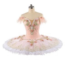 Professional Ballet Pink Peach Classical Pancake Ballet Platter Tutu Costumes