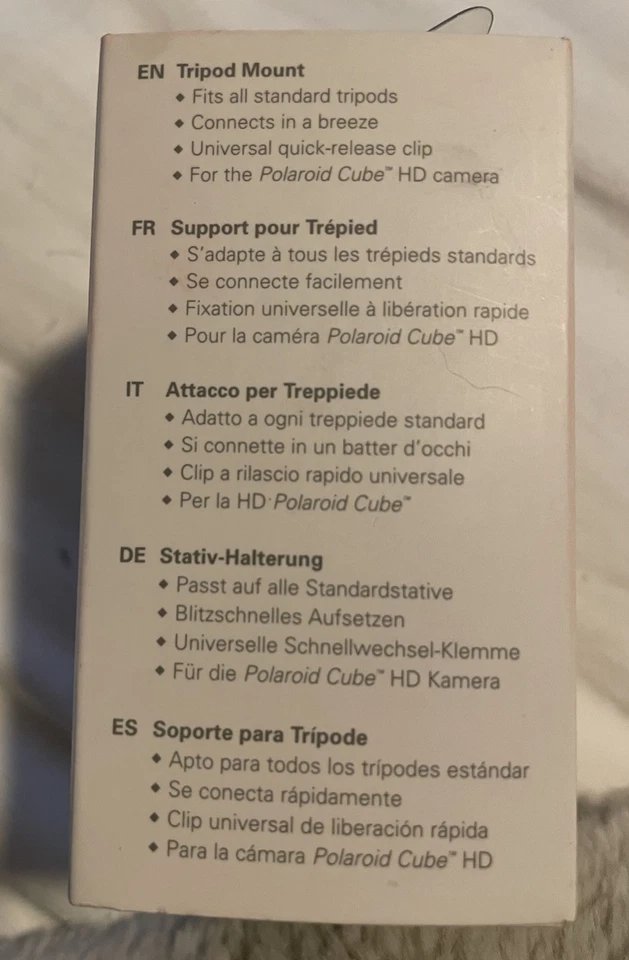 Polaroid Cube Tripod Mount New - Image 4 of 4