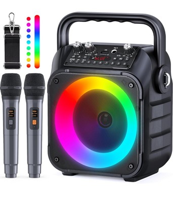 K9-M カラオケマシン 2本のマイク付き K9-M Karaoke Machine with Two Wireless Microphones | eBay