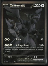 Zekrom ex - 172/086 SV: Black Bolt NM Black White Rare on eBay