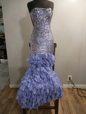 Sherri Hill Purple Dress Mermaid Style Prom Dress Size 2 New with Tags Flaws NWT