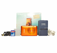 Canon IXY IXUS 130 Compact Camera 14.1MP 4x Zoom Orange HDMI IS