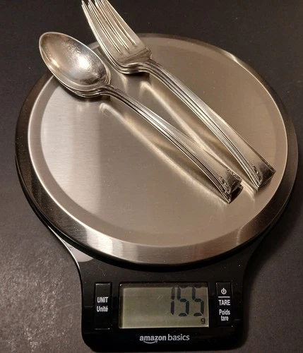 International Silver flatware, Serenity, no monogram, 155gm sterling silver!