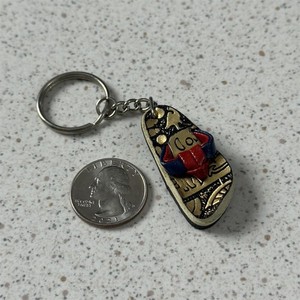  Egyptian Hieroglyphics ? Printed Flip Flop Sandal Souvenir Keychain #52093