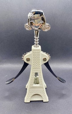 Pylones Eiffel Tower 7  Corkscrew Silver White France. Pre-owned