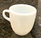 Vintage Corning Military Milk Glass Mess Hall Mug Cup TM Reg Logo USA