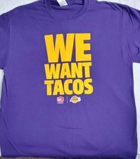 Vintage Y2K Los-Angeles Lakers Shirt Large Jack In The Box Tacos