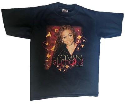 Raven Symone Tour 2006 T-Shirt Youth Large Top Tee Girl Clothing Fan Memorabilia