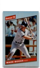2020 Donruss Optic Retro 1986 Prizm Silver Wade Boggs Boston Red Sox #R86-12