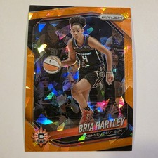 2025 Panini Prizm WNBA - Bria Hartley #86 Orange Ice Prizm