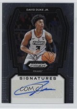 2024-25 Panini Prizm Draft Picks Signatures David Duke Jr #S-DDJ Auto 0t59