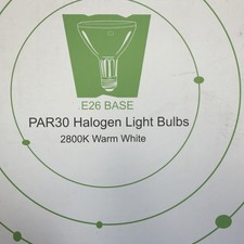 PAR30 Bulb Light 6 Pack 60W Halogen E26 2800k Warm White Par 30