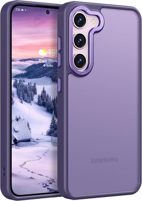 Samsung Galaxy S23 Plus Case, Translucent Frosted Skin Feel Anti-Scratch Cover