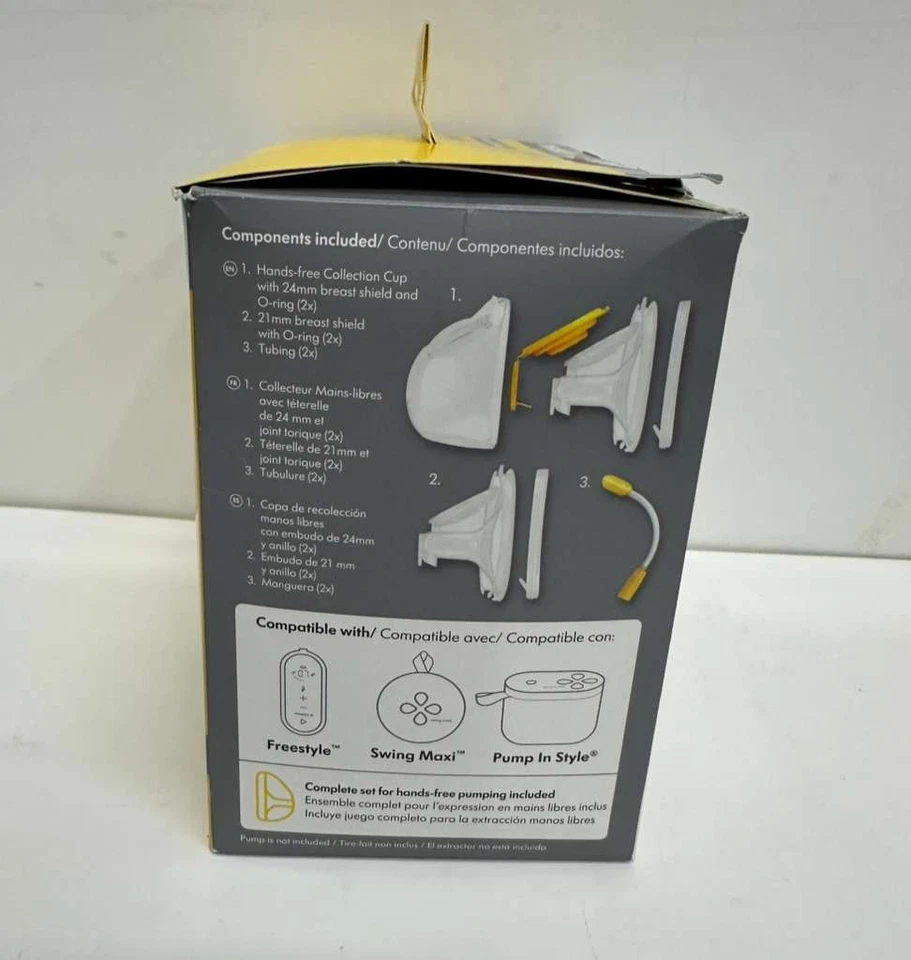 Extractor de leche portátil manos libres Medela Magic InBra Foto 4 de 4