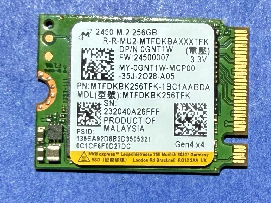 Micron M.2 Interface 256 GB Solid State Drives for sale - eBay
